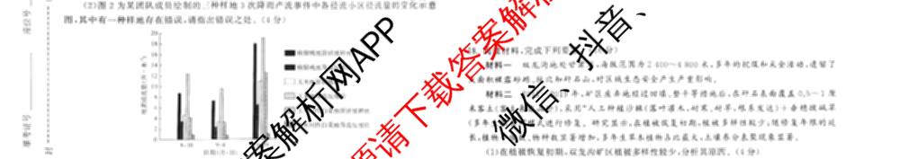 天舟高考衡中同卷2026年普通高等学校招生全国统一考试模拟信息卷(二)2: 含化学(LE)、生物(JY)、英语(通用版)试卷解析地理试题
