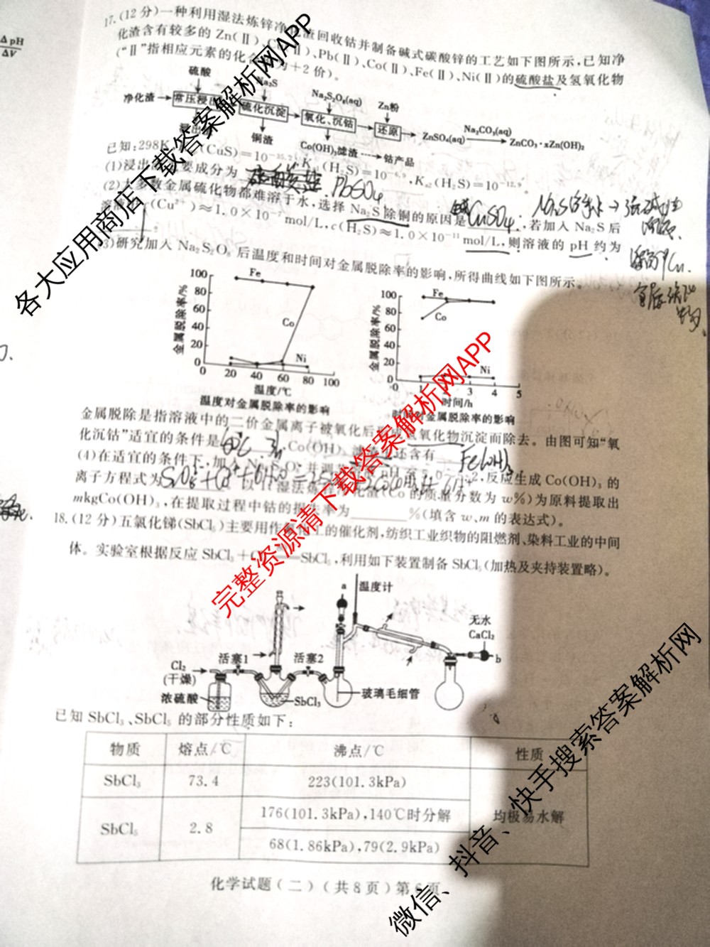 [聊城二模]2024年聊城市高考模拟试题(二)试卷及答案汇总（含化学、政治、语文等）化学试题