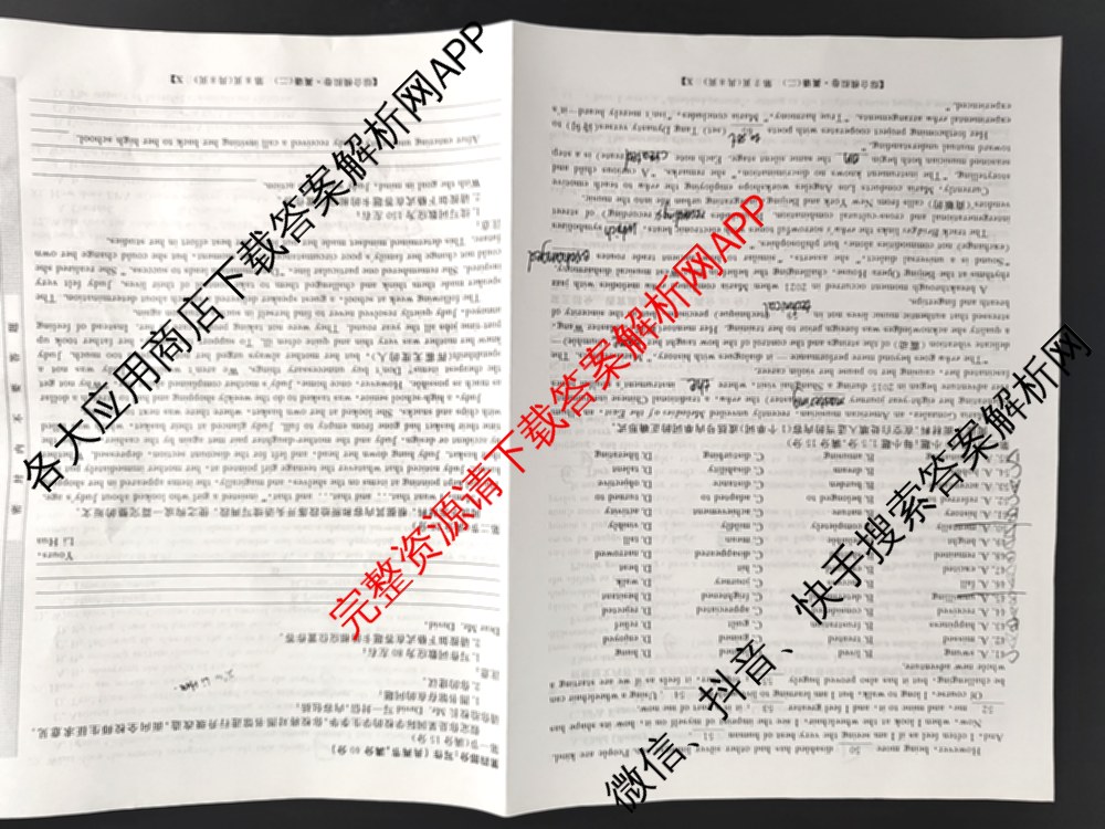 2026普通高等学校招生全国统一考试综合模拟卷(二)2试卷及答案汇总（含政治(C) 地理(C) 数学(X)等）英语试题