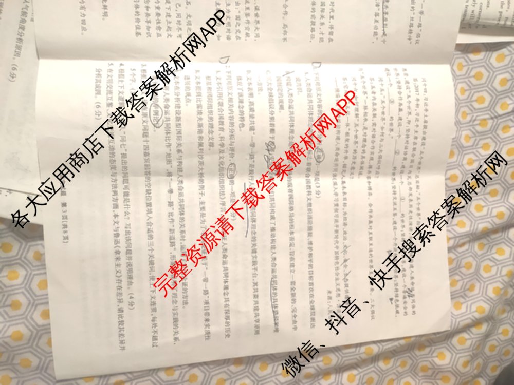 江淮十校2026届高三第一次联考(2025.8)各科答案及试卷（含语文、化学、历史等9份）语文试题