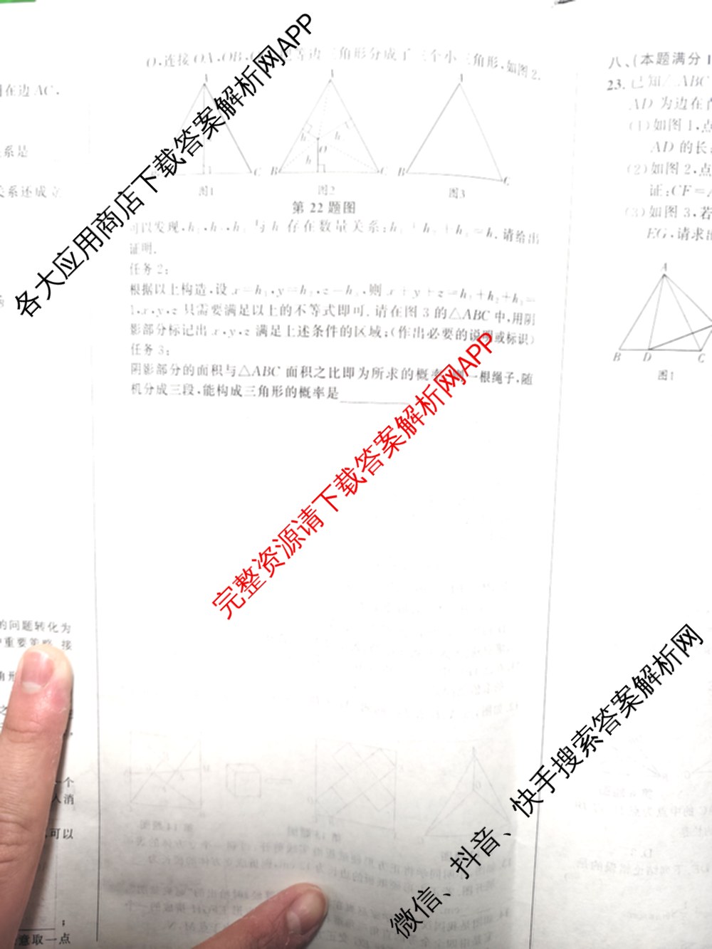 2026年安徽中考第一轮复专题(五)（含数学 物理 语文等）数学试题