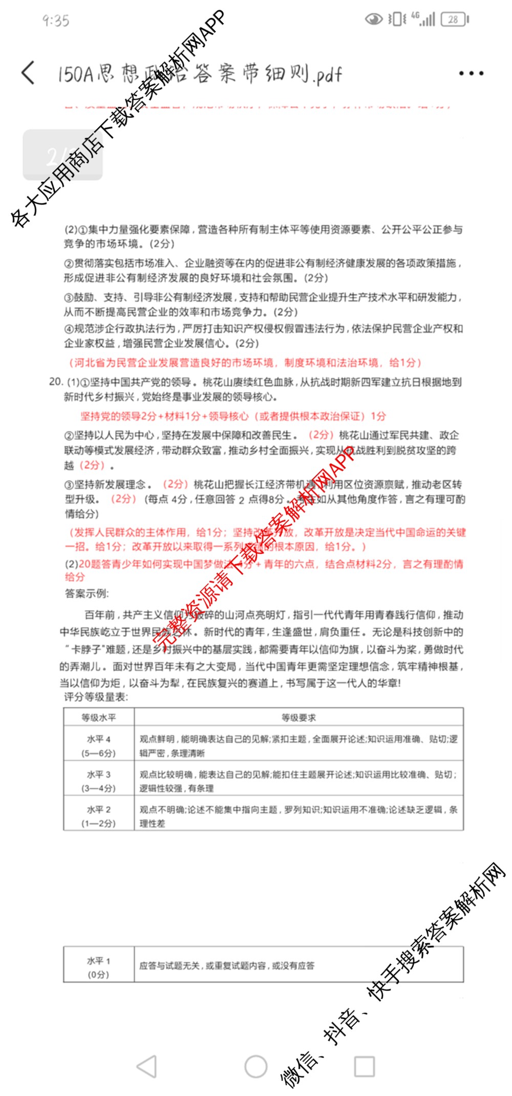河北省2025-2026学年高一年级12月联考(12.17)(已更新物理 化学 历史等10份)政治答案