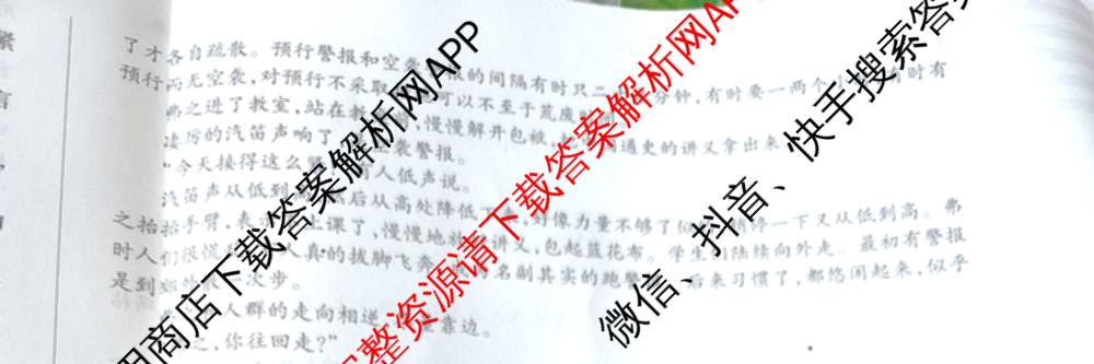 2025-2026学年(上)高三年级天一小高考(一)（含化学 历史(专版) 数学(专版)等14份）语文试题