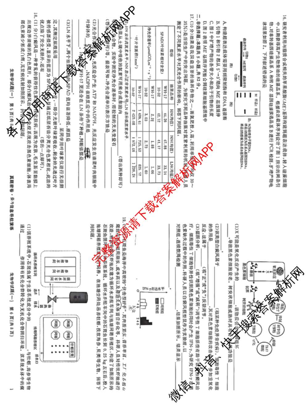 真题密卷2025-2026学年度备考信息导航演练(一)1（含政治(2)、政治(6)、生物(1)等22份）生物试题