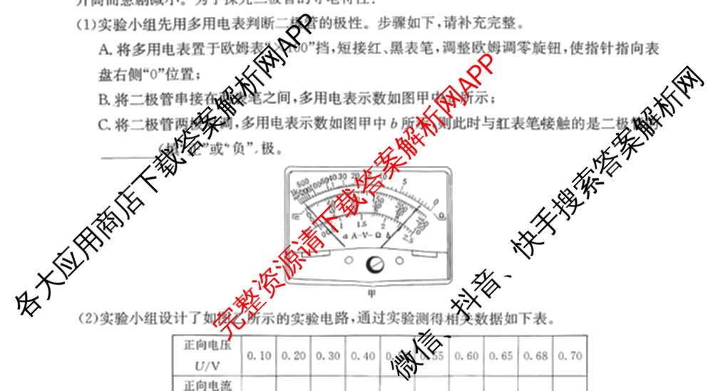 炎德英才大联考长沙市一中2026届高三月考试卷(七)(Q7)各科答案及试卷: 含英语 地理 数学试卷解析物理试题