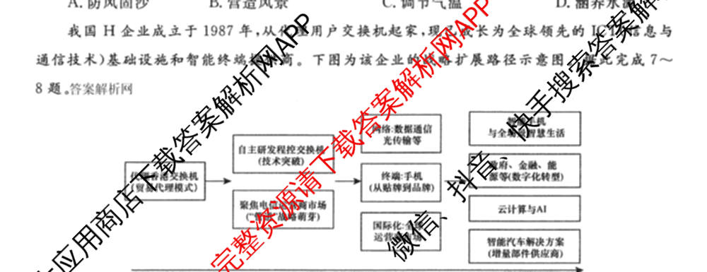 2026普通高等学校招生全国统一考试冲刺押题卷(五)5（含生物(HBJ)、生物(AC)、历史等15份）地理试题
