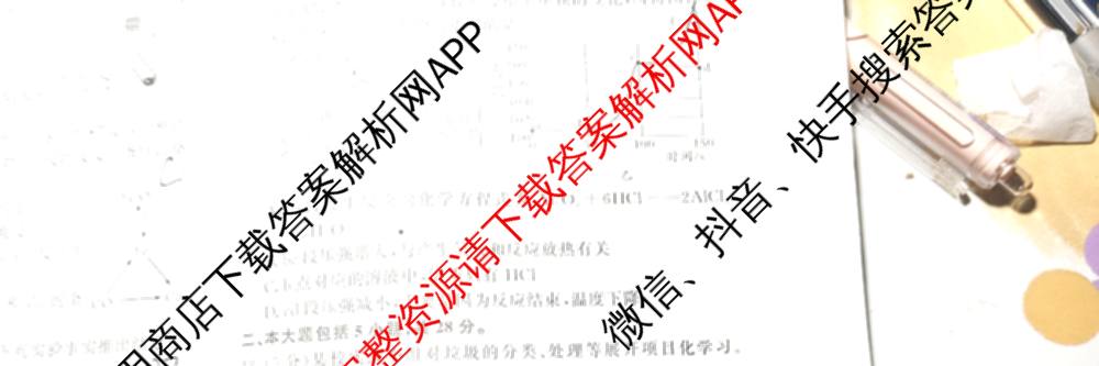 2026年安徽中考第一轮复专题(五)（含数学 物理 语文等）化学试题