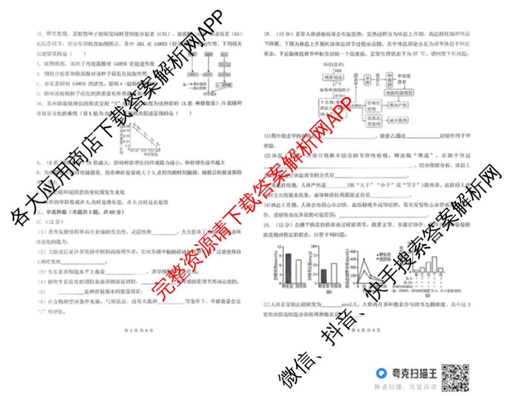 雅礼教育集团2025年下学期期中考试试卷高二试卷及答案汇总: 含物理、生物、语文试卷解析地理试题