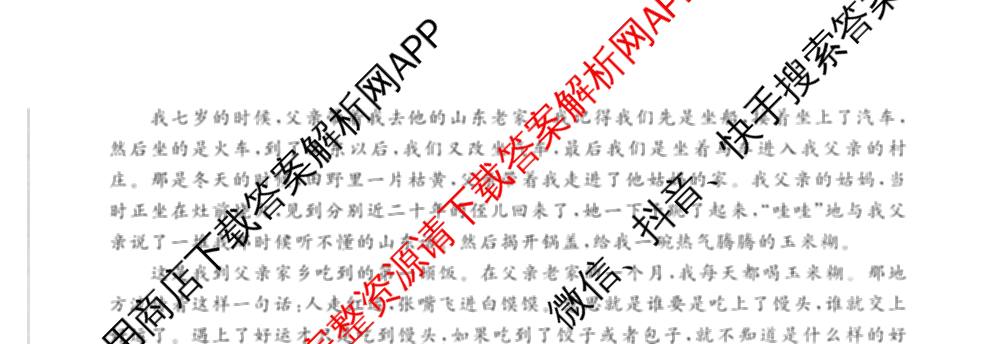 百师联盟2026届高三仿真模拟考试(五)各科答案及试卷（含物理(百E)、数学(百B)、地理(百N)等）语文试题