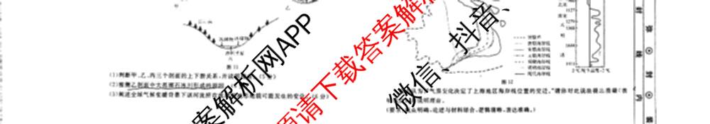 衡水名师卷高考模拟调研卷 2026年普通高等学校招生全国统一考试模拟试题(六)6（含物理(※) 英语(空心菱形) 物理(菱形点)等）地理试题