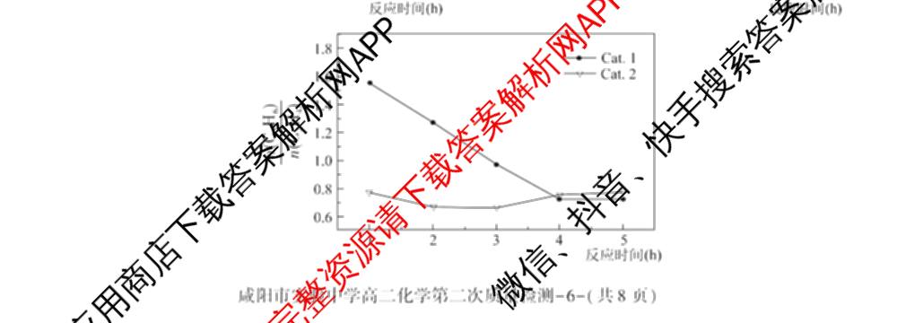 咸阳市实验中学2025-2026学年度第一学期第二次质量检测高二试卷及答案汇总(已更新数学、物理、语文等9份)化学试题