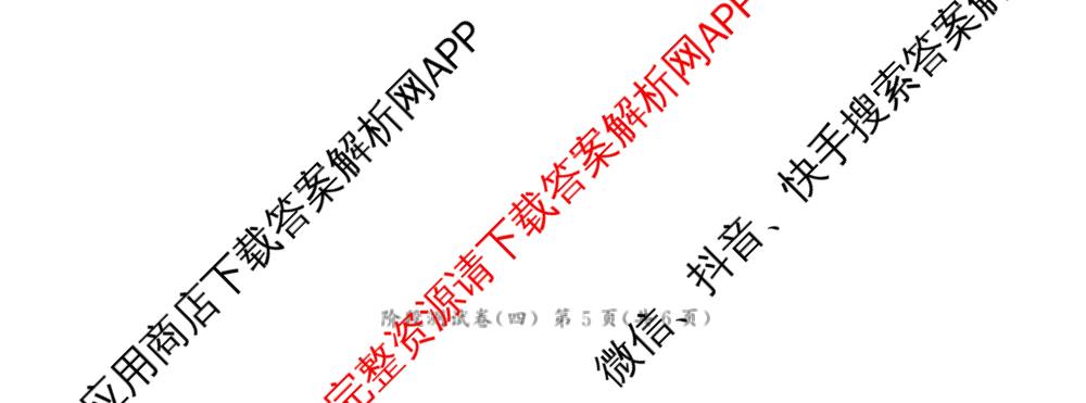 百师联盟2025-2026学年高二下学期阶段测试卷(四)4各科答案及试卷（21科全）物理试题