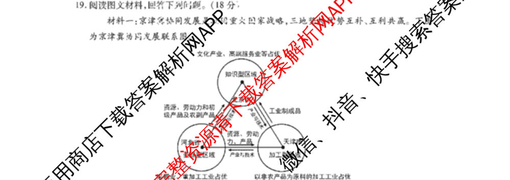 山西省运城市2023-2024学年高一年级第二学期期末调研测试(2024.7)试卷及答案汇总（含历史、物理、语文等9份）地理试题