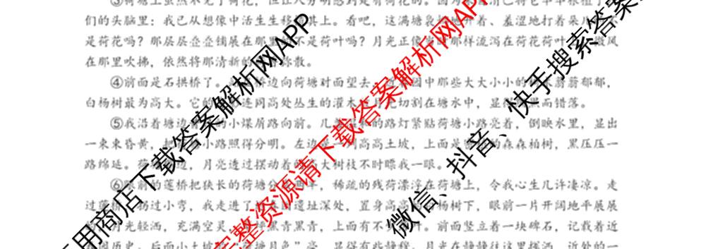 泸州市合江中学高2024级高一上学期期末考试(已更新历史 物理 地理等9份)语文试题