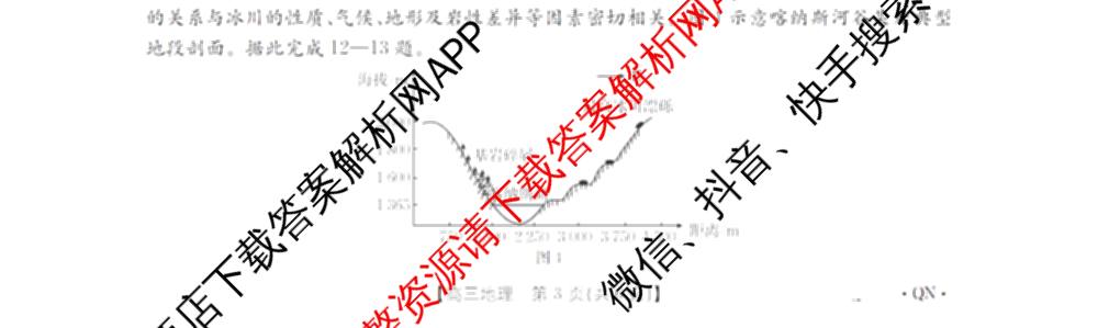 [百万联考]青海、宁夏2026届高三9月考试[QN](9.4)（9科全）地理试题