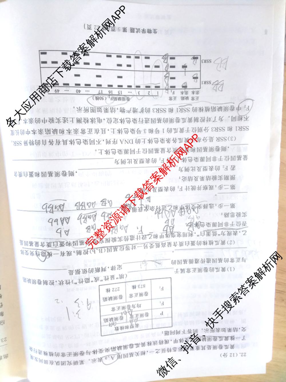 菏泽市2024-2025学年度高三第一学期期末考试（含历史 数学 语文等）生物试题
