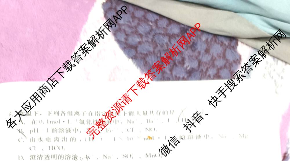 NT河北省2025-2026学年第一学期高二年级11月期中考试(一)各科答案及试卷（含政治 生物 物理等10份）化学试题