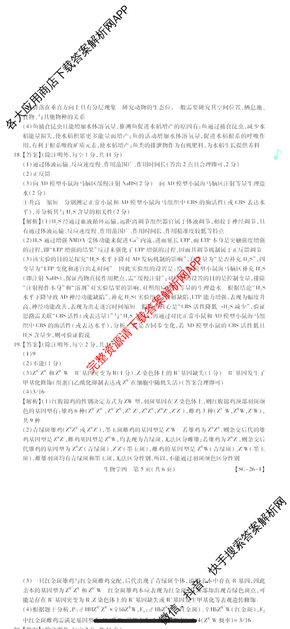 2026届智慧上进名校学术联盟高考模拟信息卷&冲刺卷&预测卷(四)4各科答案及试卷: 含物理(I-26-1) 日语(26-1) 历史(HB)试卷解析生物答案