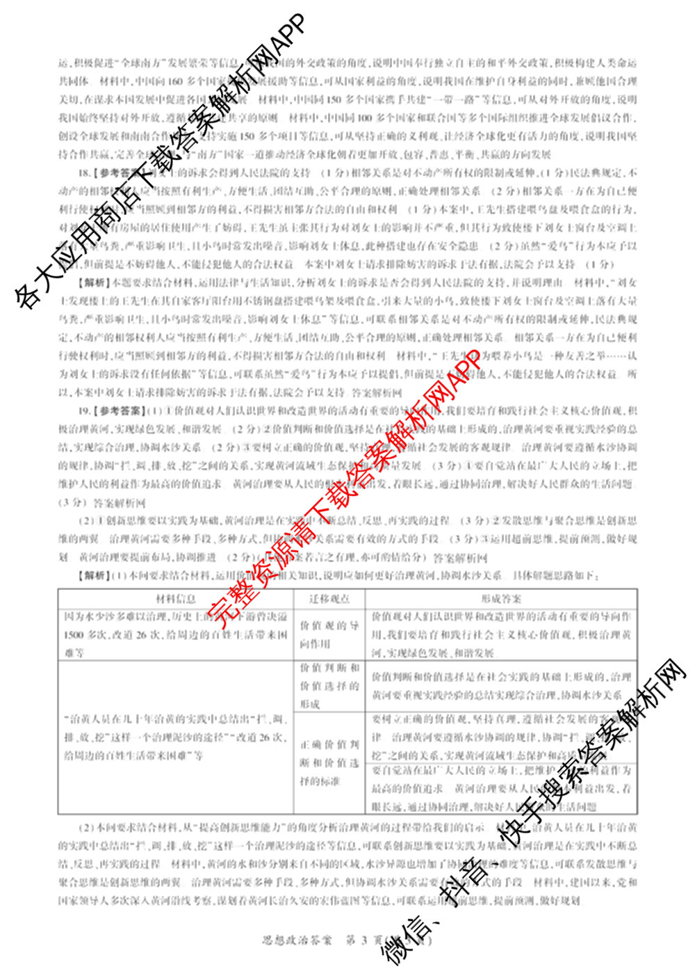 百师联盟2026届高三仿真模拟考试(四)试卷及答案汇总（含政治(百N) 物理(百F) 英语(百B)等）政治答案