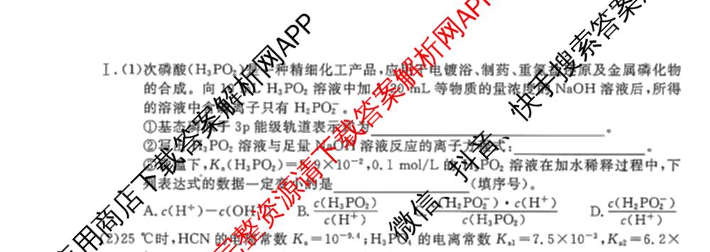 2025年点石联考东北