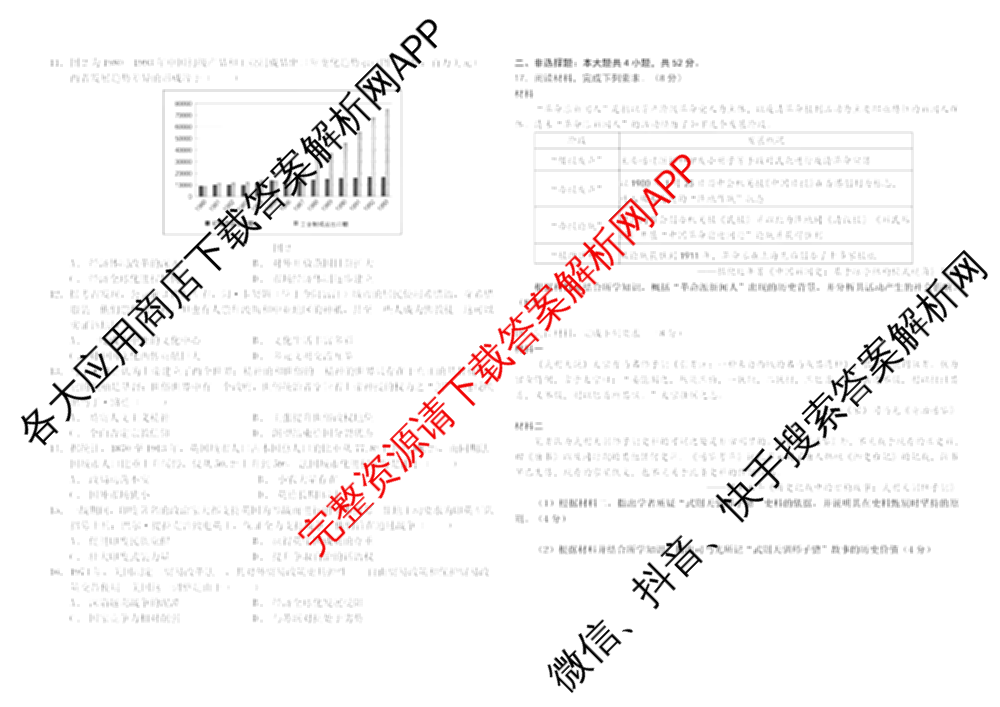 福建名校联盟全国优质校2026届高三二月大联考(2026年2月)试卷及答案汇总（9科全）历史试题