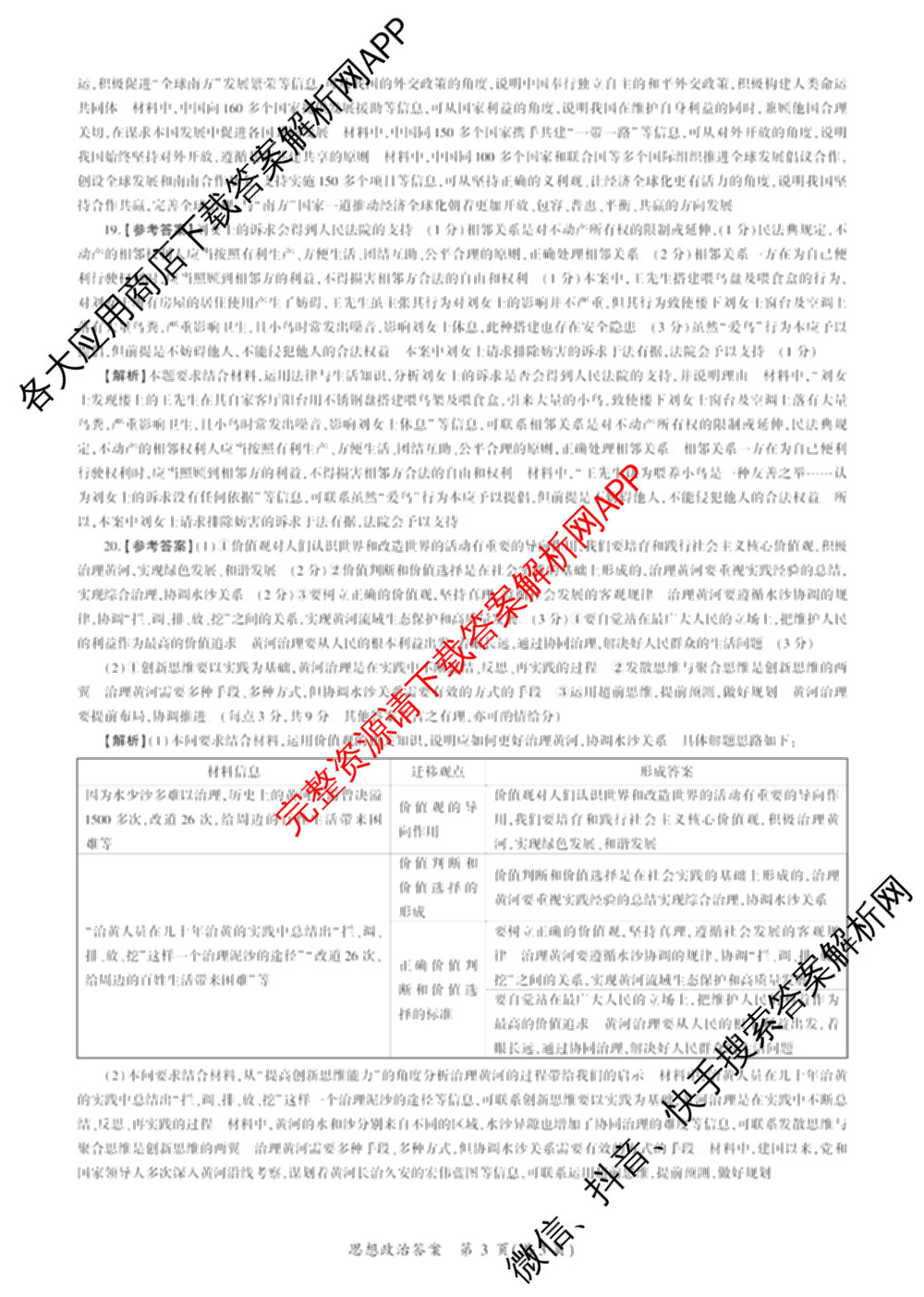 百师联盟2026届高三仿真模拟考试(四)试卷及答案汇总（含政治(百N) 物理(百F) 英语(百B)等）政治答案