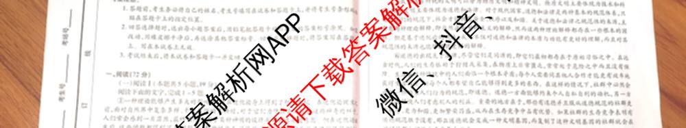 天一大联考安徽2026届高三期中联考(11月)(已更新物理(合肥专版)、历史(宿州专版)、政治等16份)语文试题
