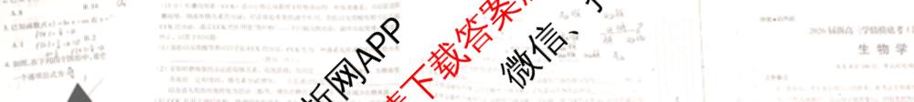 学科网2026届新高三学情摸底考试卷及答案汇总（含生物(新高考卷B)、语文(新课标卷)、数学(新课标卷A)等）生物试题