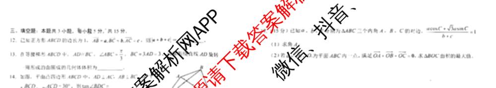山东省菏泽市2024-2025学年高一下学期教学质量检测(2025.07)各科答案及试卷(已更新政治 化学 历史等9份)数学试题