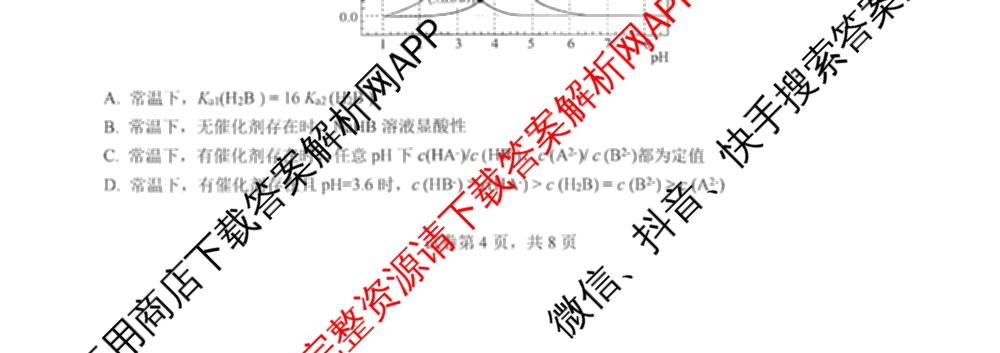 成都七中高2026届高三下学期入学考试试卷及答案汇总（含历史、地理、物理等）化学试题