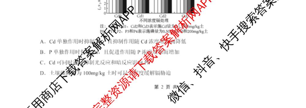 重庆外国语学校2026届高三(上)10月月考(四)(含英语、地理、语文等)生物试题 重庆外国语学校2026届高三(上)10月月考(四)(含英语、地理、语文等)生物试题
