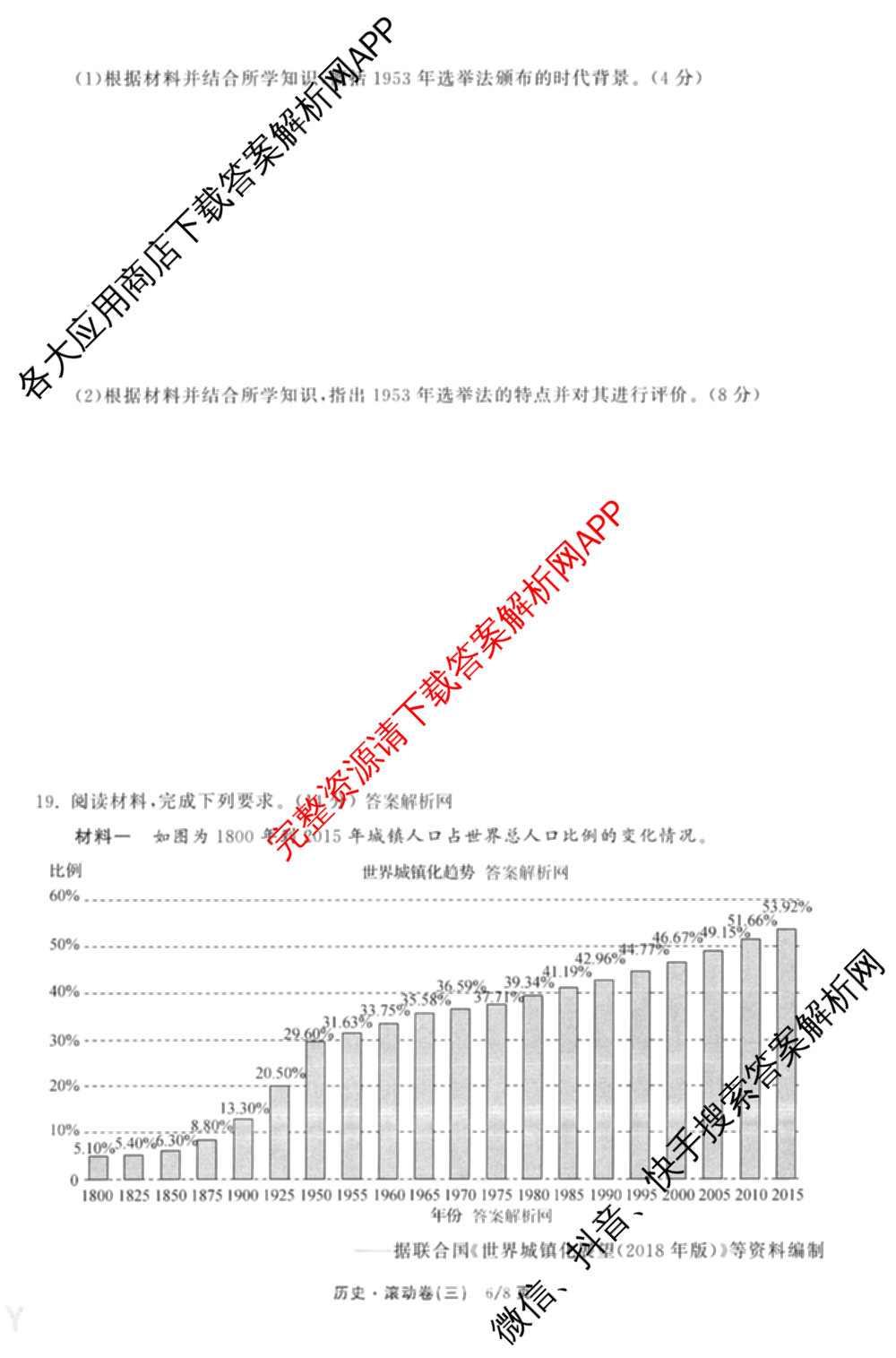 衡中同卷2025-2026学年度高三复滚动卷(三)3试卷及答案汇总（含地理(JY) 物理(HJ) 生物(DS)等21份）历史试题