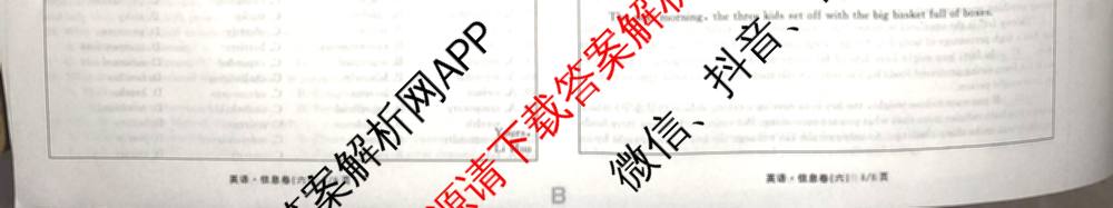 天舟高考衡中同卷2026年普通高等学校招生全国统一考试模拟信息卷(六)6（含化学(山东版)、政治(DB)、物理(山东版)等35份）英语试题