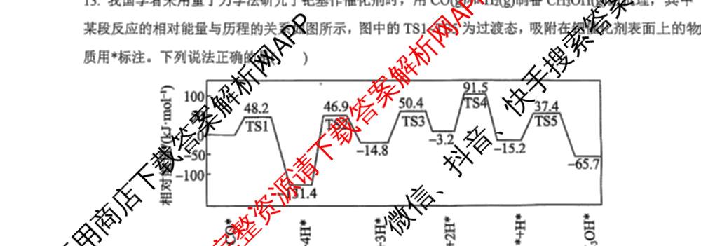 伊犁州普通高中2025-2026学年度第一学期期中质量监测高二各科答案及试卷(已更新历史 语文 化学等9份)化学试题