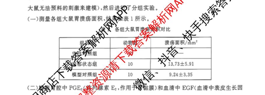 冲刺新高考2026届高考仿真模拟卷(T8)(二)2（含历史(湖南专版) 地理(湖南专版) 历史(河北专版)等）生物试题