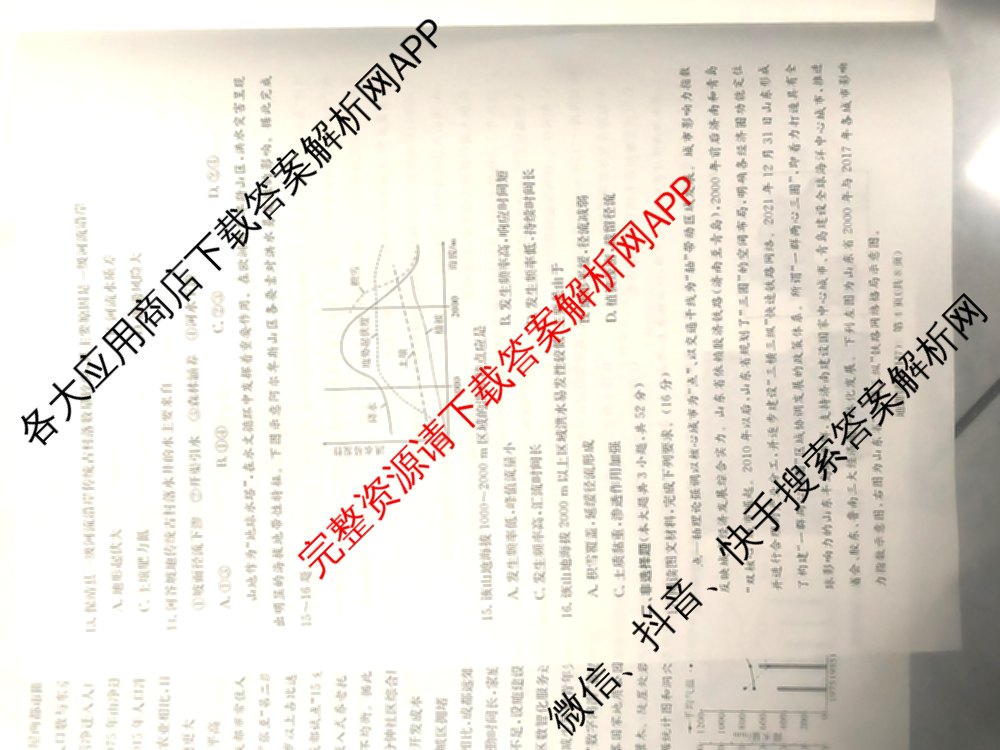 炎德英才大联考雅礼中学2026届高三月考试卷(H7)试卷及答案汇总（含数学 物理 生物等9份）地理试题