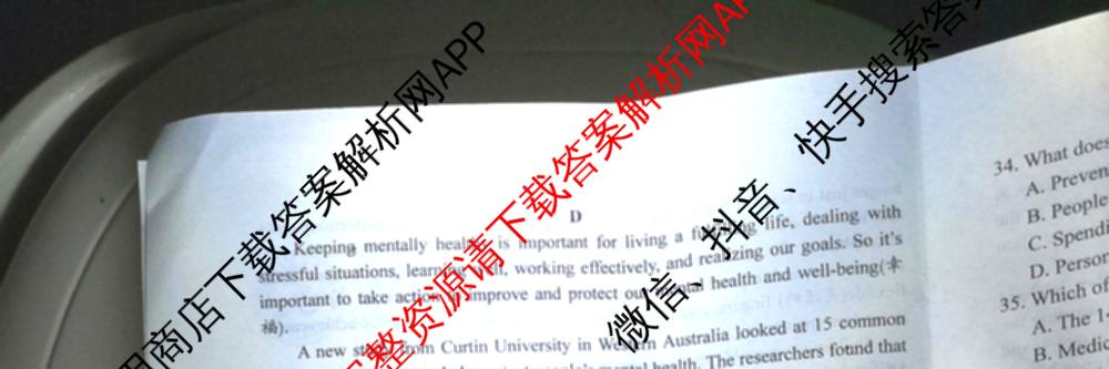 A10联盟&宿州十三校2025级高一上学期11月期中质量检测试卷及答案汇总（19科全）英语试题