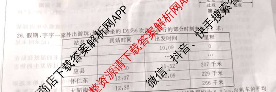 安徽省2025-2026学年八年级上学期期中教学质量调研A卷(11.13-14)试卷及答案汇总（含生物(人教版) 数学(北师大版) 物理(沪粤 版)等20份）物理试题