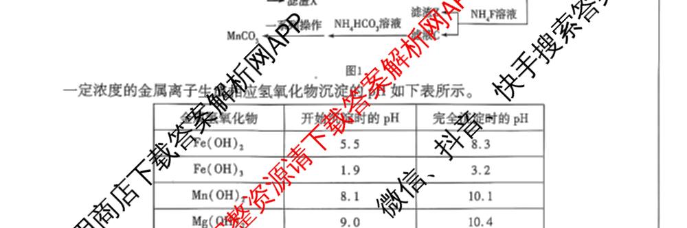 安徽天一大联考2025年最后一卷试卷及答案汇总（含语文 政治 地理等）化学试题
