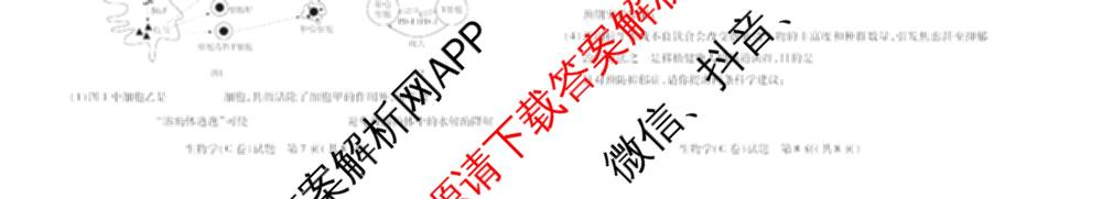  天一大联考安徽2025-2026高二年级12月阶段性检测(无标题)各科答案及试卷（含英语 地理 政治(C卷)等）生物试题
