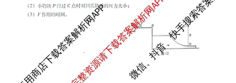 贵州省2026届贵阳一中高考适应性月考(二)(10月)(黑黑黑黑白白黑黑)各科答案及试卷(已更新化学 历史 数学等9份)物理试题