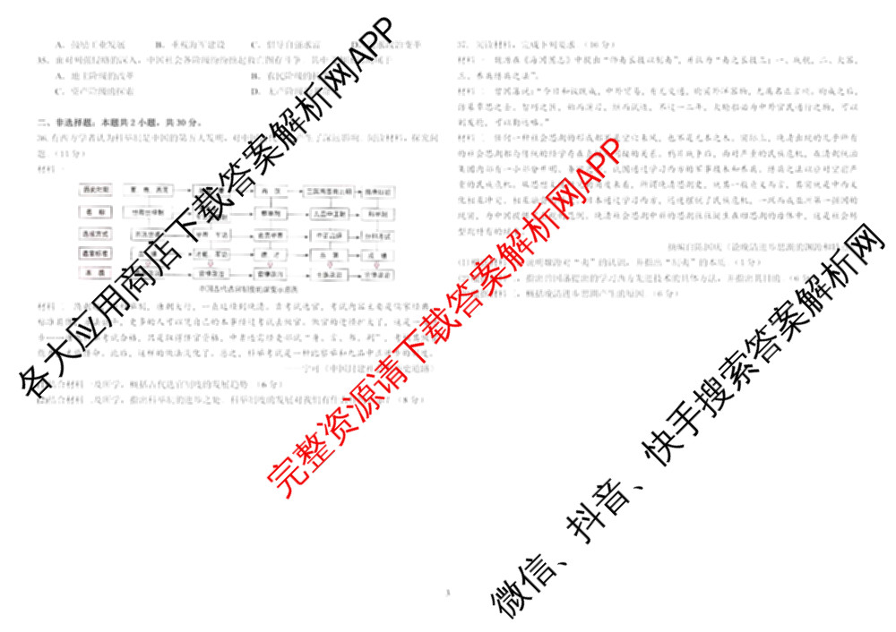 哈师大附中2025级2025-2026学年度第一学期期中考试（9科全）历史试题