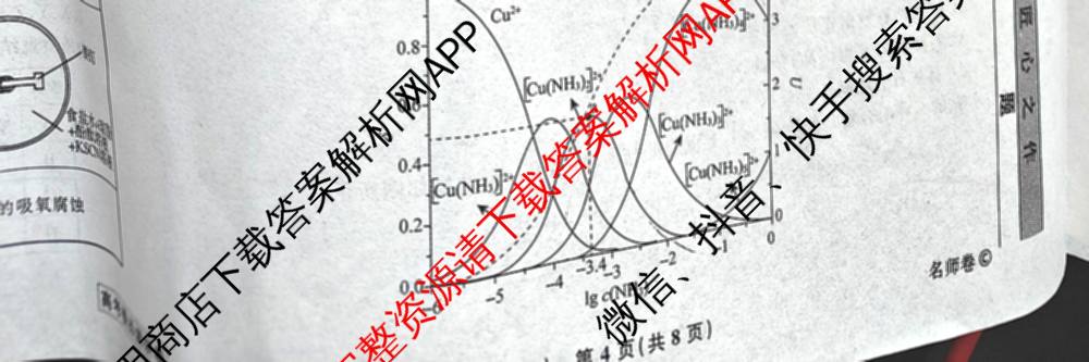 衡水名师卷高考模拟调研卷 2026年普通高等学校招生全国统一考试模拟试题(一)1（含数学(空心菱形) 物理(空心菱形) 英语(YH)等21份）化学试题