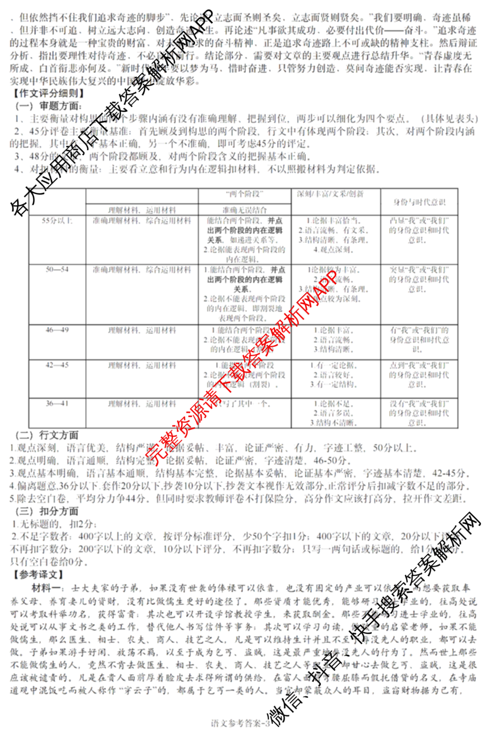 炎德英才大联考 2025届新高考教学教研联盟高三第二次预热演练(9科全)语文答案 炎德英才大联考 2025届新高考教学教研联盟高三第二次预热演练(9科全)语文答案