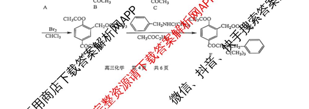 2025~2026学年第一学期镇江市高三期初监测(2025.9.16)各科答案及试卷（含物理 地理 化学等）化学试题