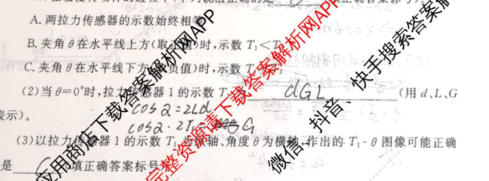 衡水金卷先享题夯基卷 2026年普通高等学校招生全国统一考试模拟 (二)2: 含地理(HJ) 政治(MH) 生物(S)试卷解析物理试题