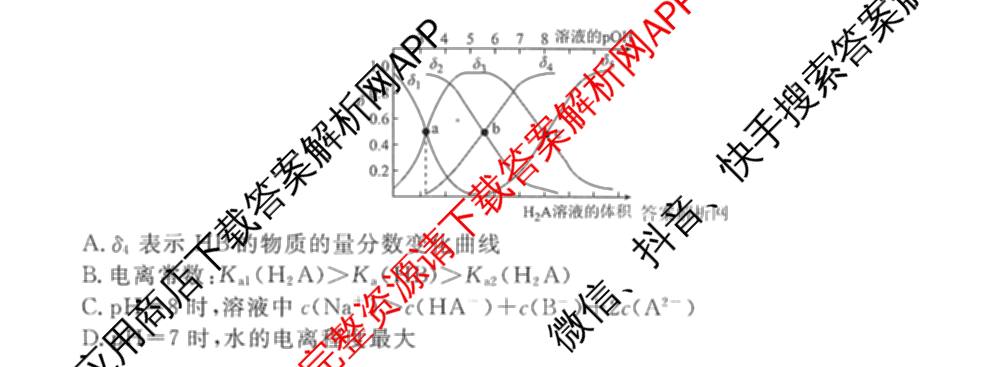 衡水金卷先享题调研卷2026年普通高等学校招生全国统一考试模拟试题(四)4(已更新生物(山东专版) 理综 历史(JS)等91份)化学试题