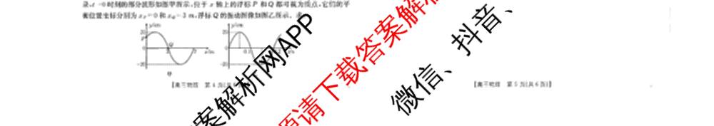 广西2026届高三开学考试(8.6)各科答案及试卷（9科全）物理试题