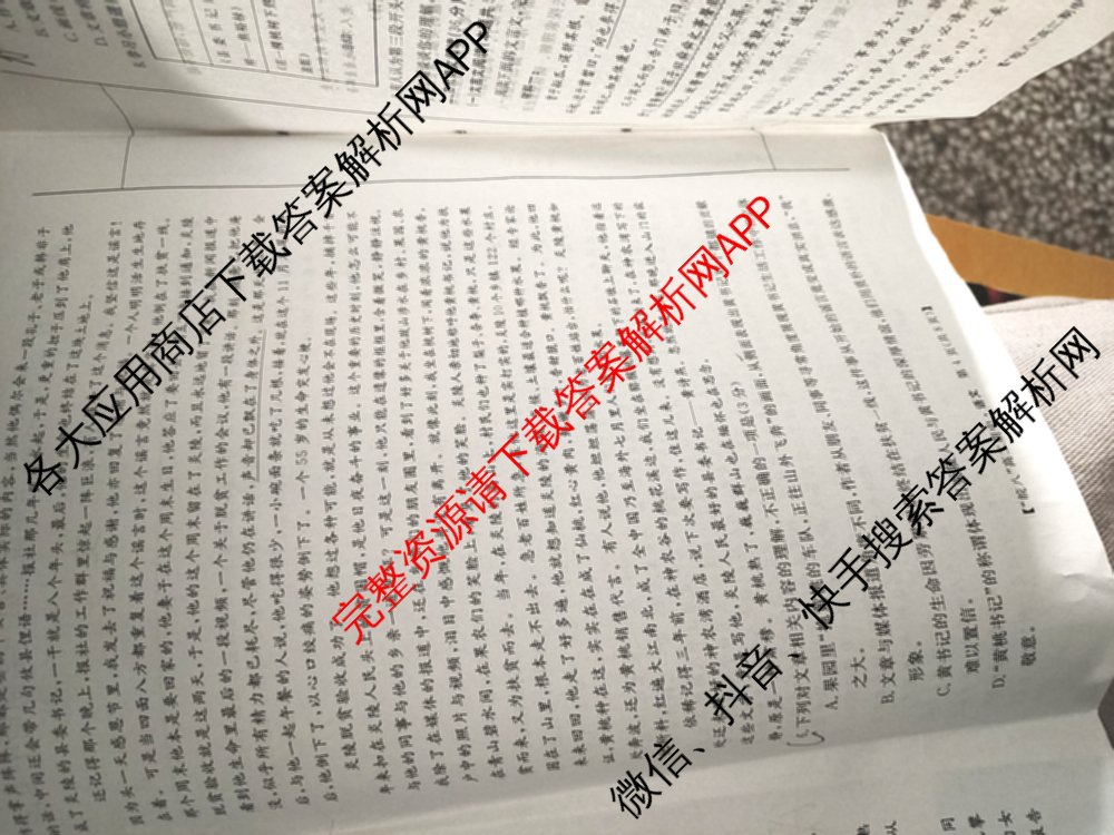 皖南八校2024-2025学年高二第一学期期中考试(含化学(人教) 政治 历史等)语文试题 皖南八校2024-2025学年高二第一学期期中考试(含化学(人教) 政治 历史等)语文试题